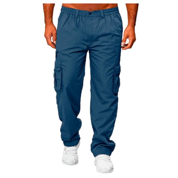 Men's Casual Loose Cargo Pants - Image 6