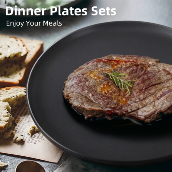 6-Piece Versatile Food Plate Set – Oven & Microwave Safe - Image 6