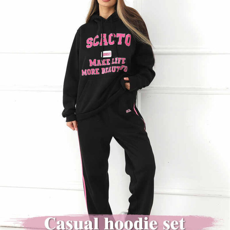 Women's Fashion Casual Printed Top Pants Set - Image 10
