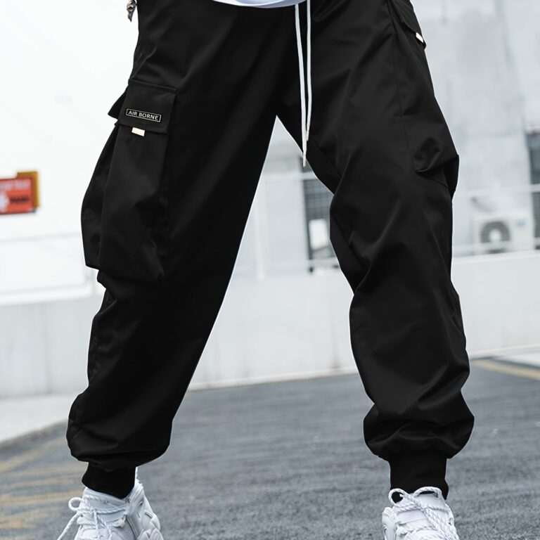 Oversized Cargo Multi-pocket Men's Casual Pants - Image 3