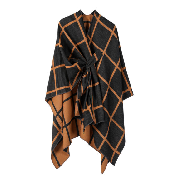 Women's Fashion Gingham Check Warm Scarf - Image 8