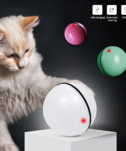 LED Laser Rolling Ball – Interactive Cat Toy