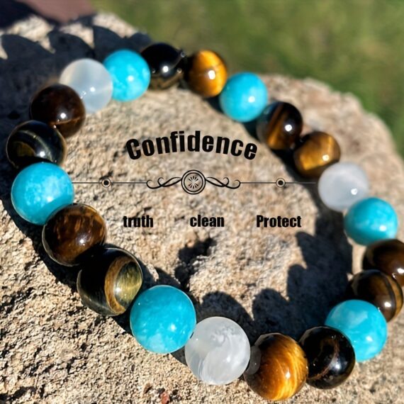 Versatile Tiger Eye Stone Men's Beaded Bracelet - Image 2