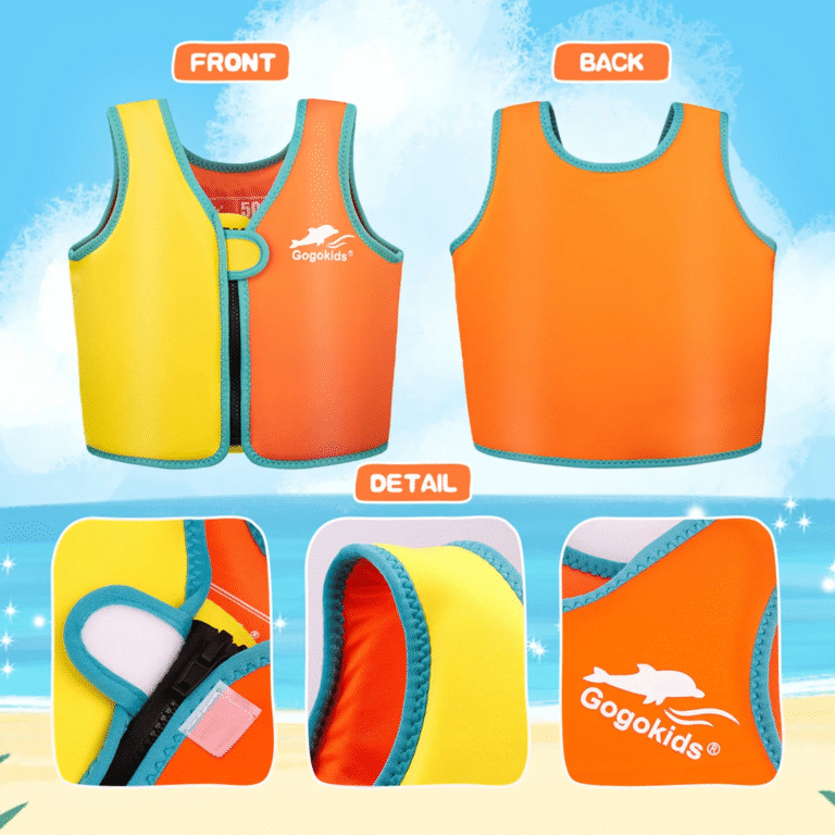 Kids' Swim Float Vest – Safe & Fun Swim Training & Pool Safety Aid! - Image 4