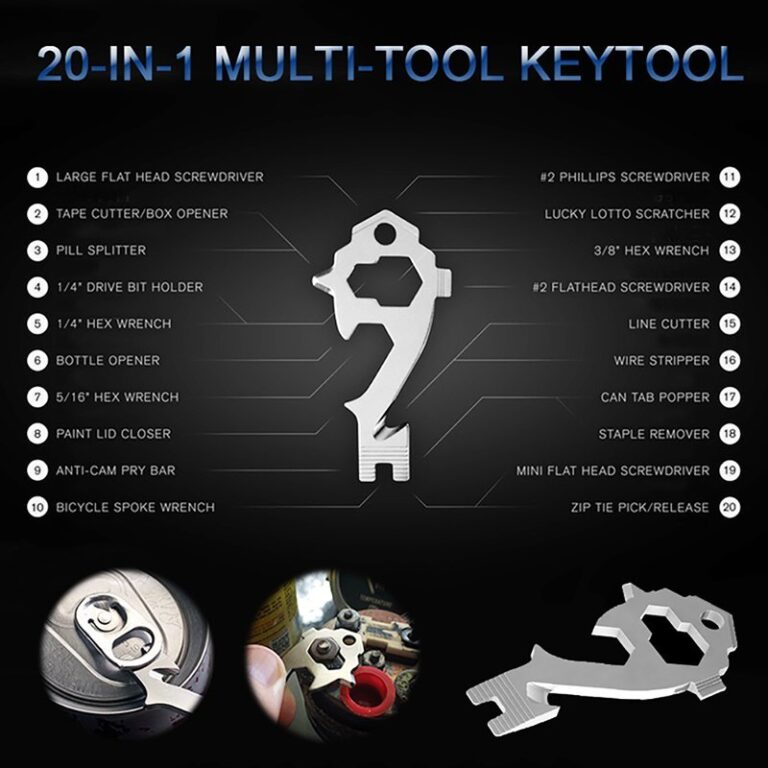 20-in-1 Multitool Keychain - Image 6
