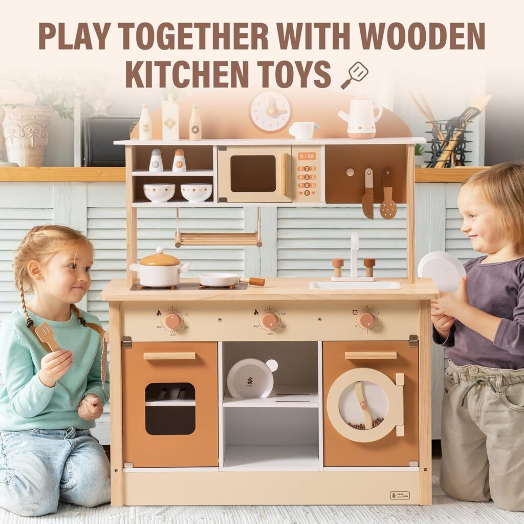 Cook & Play Wooden Kitchen set - Image 2