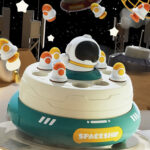 Electric Spinning Disc Fishing Toy