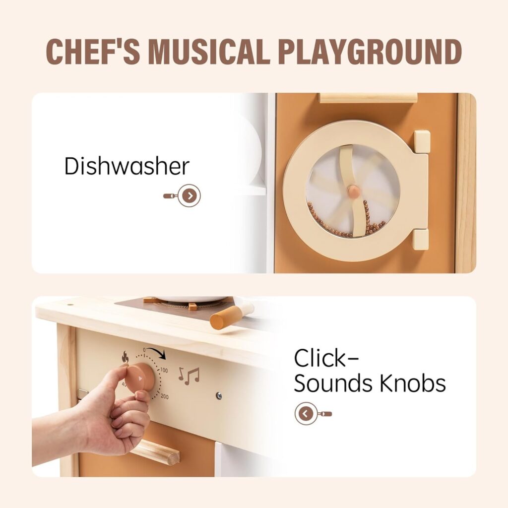 Cook & Play Wooden Kitchen set - Image 5
