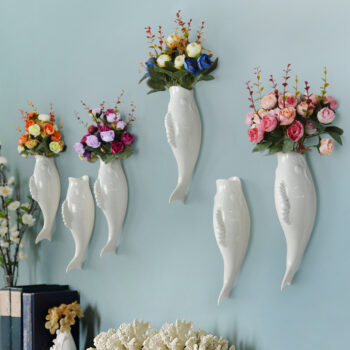 Modern Goldfish Wall Vase