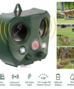 Solar Ultrasonic Animal Repeller
