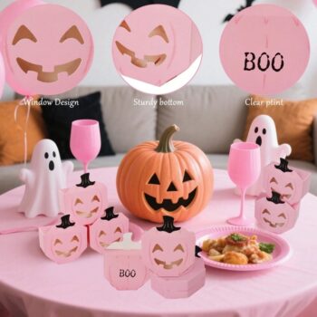 Pink Halloween Gift Boxes